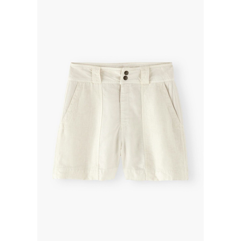 Wrap London Shorts Contrast-fabric shorts TENCEL™ lyocell & linen - Picture 4 of 13